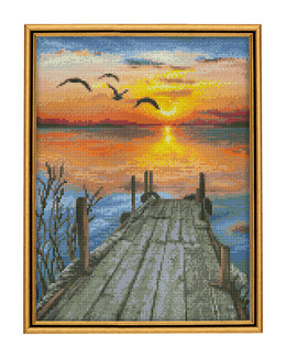 Diamond painting Auringonlasku