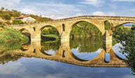 Canvas-taulu Puente la Reina Navarre Spain 771