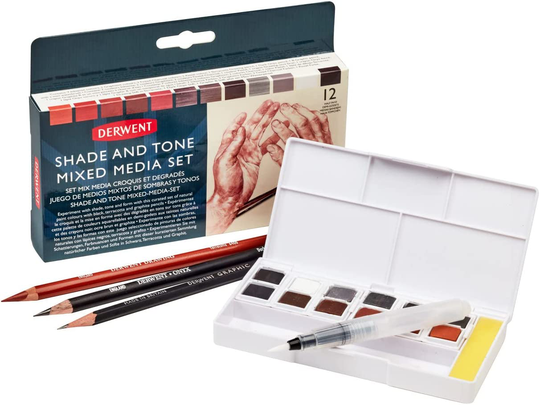Derwent - Shade & tone mixed mediaset