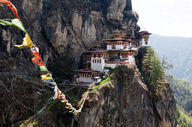 Canvas-taulu Tiger Nest Monastery Bhutan 1136