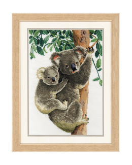 Kirjontapakkaus Taulu Koala