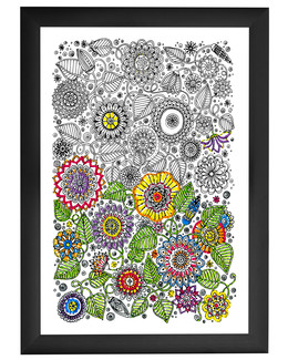 Taulu Zen Kukkaset