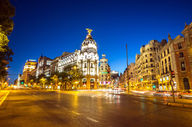 Canvas-taulu Madrid Grand Via 325