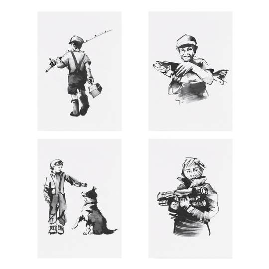 Teemu Järvi Illustrations Seikkalija minijulistesetti, 4 kpl