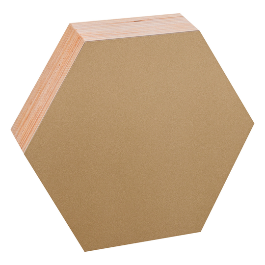 Kotonadesign Muistitaulu hexagon, 25 cm, kulta