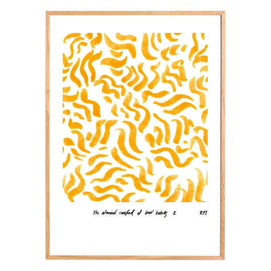 Paper Collective Comfort - Yellow juliste