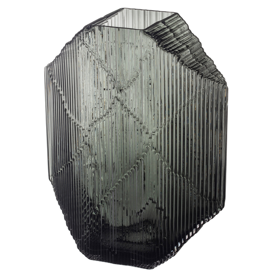 Iittala Kartta lasiveistos 240 x 335 mm, tummanharmaa