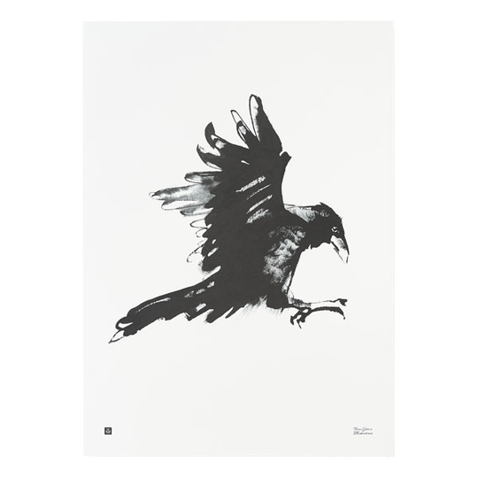 Teemu Järvi Illustrations Korppi juliste, 50 x 70 cm