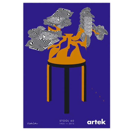 Artek 80 Years Stool 60 juliste