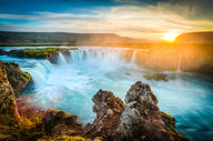 Canvas-taulu Godafoss Islanti 945