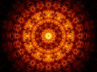 Canvas-taulu Hehkuva Mandala 1481