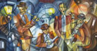 Canvas-taulu Blues 1849