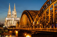Canvas-taulu Köln Hohenzollern Bridge 432
