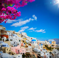 Canvas-taulu Fira Santorini 972