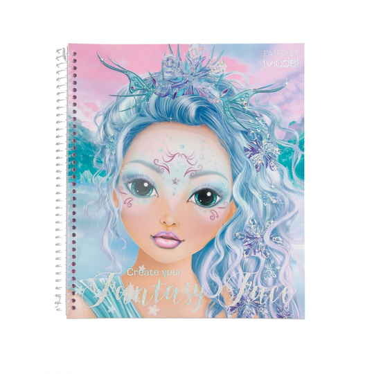 TOPModel - Create Your Fantasy Face Colouring Book (0411240)