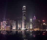 Canvas-taulu Hong Kong at night 1520