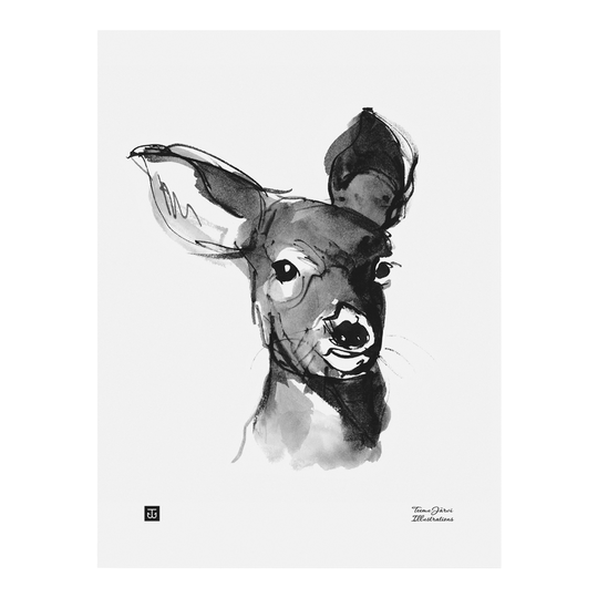 Teemu Järvi Illustrations Hurmaava peura juliste, 30 x 40 cm
