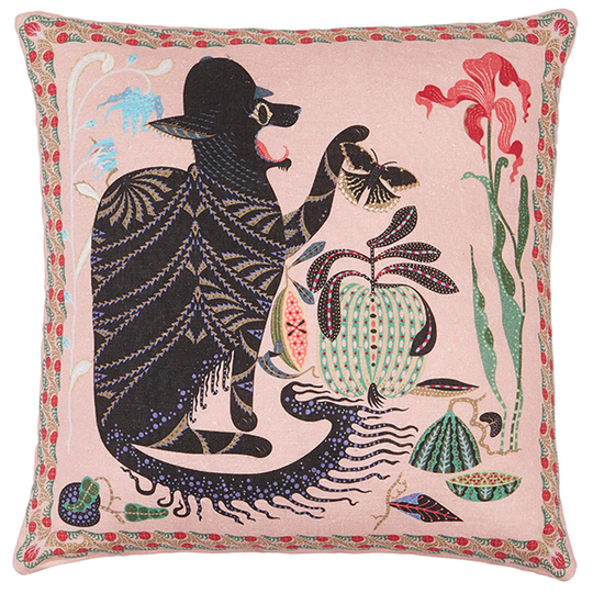 Klaus Haapaniemi Les Chats Monster tyynynpäällinen, pellava