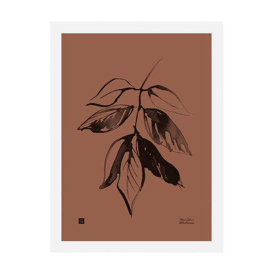 Teemu Järvi Illustrations Saarni juliste 30 x 40 cm, ruska