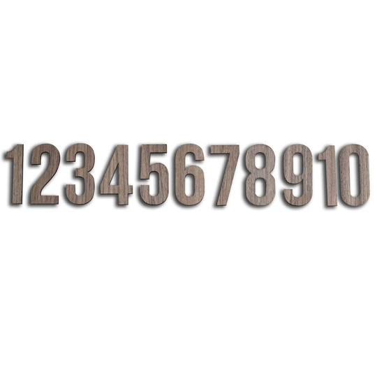 Minifabrikken - Numbers 1 - 10 - Walnut M (94053)