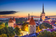 Canvas-taulu Tallinna vanhakaupunki 1180