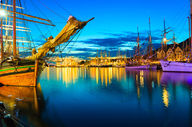 Canvas-taulu Tall Ships 983