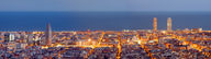 Canvas-taulu Barcelona panoraamakuva 835