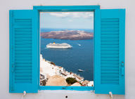 Canvas-taulu Santorini Kreikka 342
