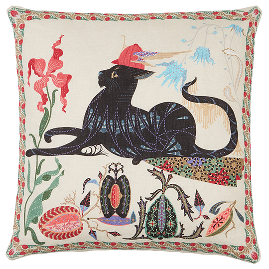 Klaus Haapaniemi Les Chats Putte tyynynpäällinen, pellava
