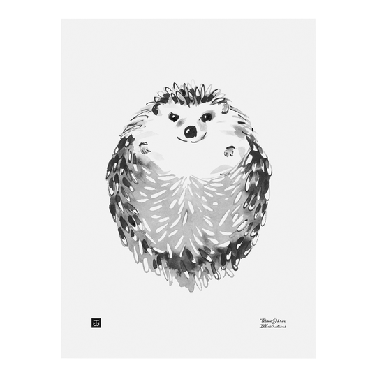 Teemu Järvi Illustrations Siili juliste, 30 x 40 cm