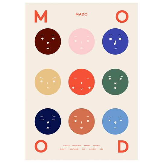MADO Nine Moods juliste, 50 x 70 cm