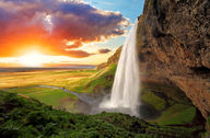 Canvas-taulu Seljalandsfoss Islanti 813