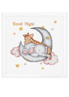Kirjontapakkaus Taulu Good night