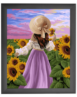 Paint By Numbers Auringonkukkia