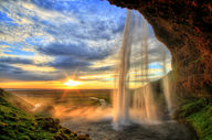Canvas-taulu Seljalandsfoss Islanti 737