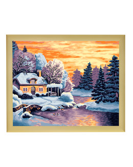 Paint by number Talvimaisema