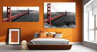 Canvas-taulu San Franciscon Golden Gate Bridge 1701