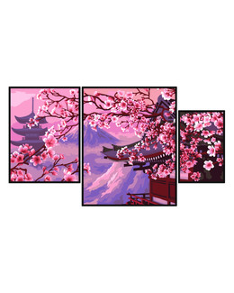 Paint By Numbers Sakura 3/pak.