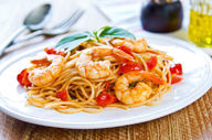 Canvas-taulu Seafood pasta 861