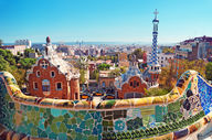 Canvas-taulu Barcelona Park Guell 229