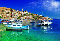 Canvas-taulu Symi Kreikka 879