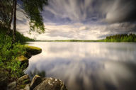 Canvas-taulu Järvimaisema Lappi 116