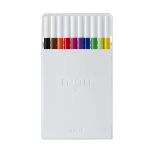 Uni - Emott Fineliner - 10 Assorted, No. 1