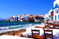Canvas-taulu Mykonos Kreikka 716