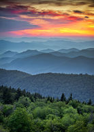 Canvas-taulu Great Smoky Mountainsin kansallispuisto 1625
