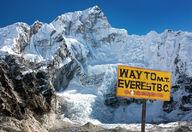 Canvas-taulu Mount Everest Basecamp 346